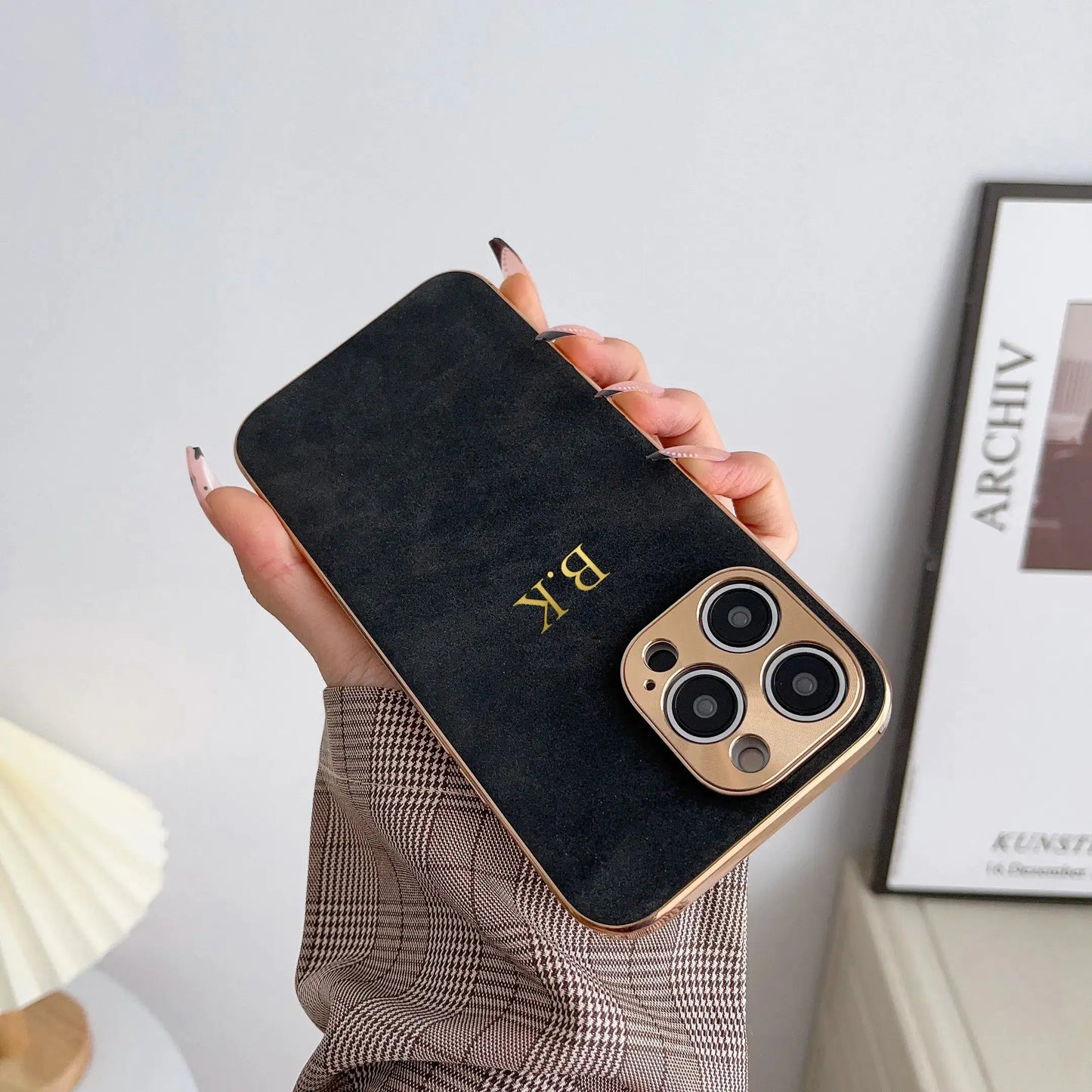 Leather Personalized Customized Name Iphone Case