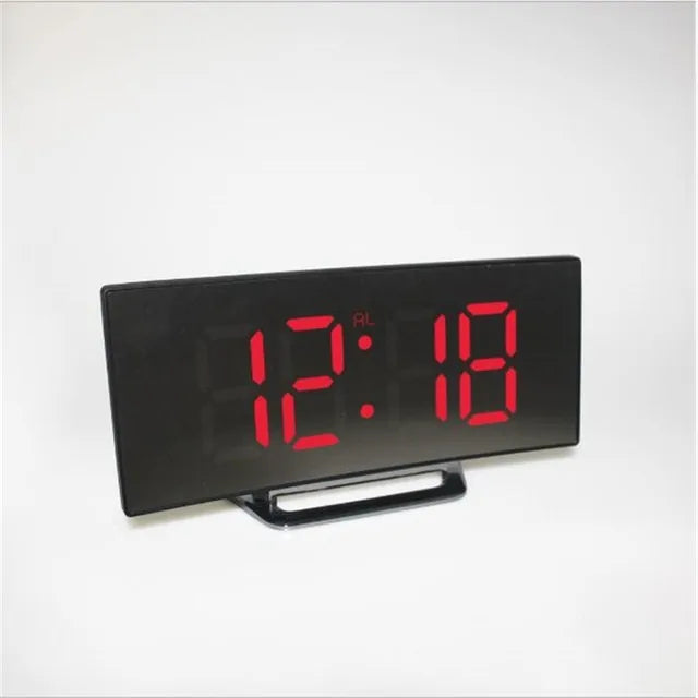 Digital LED Display Alarm Clock With 2 USB Output Ports